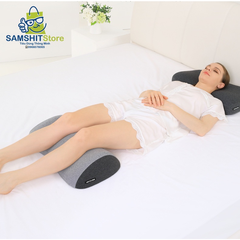 Gối Kê Nâng Cao Chân Cao Su Non Giúp Cải Thiện Lưu Thông Máu, Đệm Nệm Tựa Chân Thư Giãn Công Thái Học - GTL06