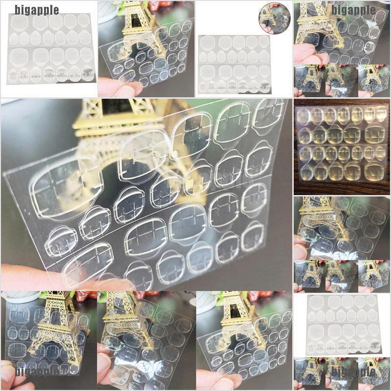 {bigapple} Set 72 Móng Tay Giả Xi Măng Màu Vàng Thạch Nâng Cao