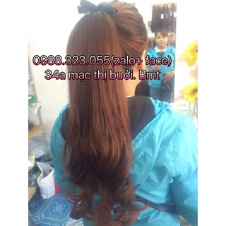 Tóc cột xoăn đuôi
