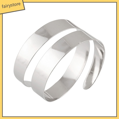 Vòng đeo cánh tay xoắn ốc đơn giản phong cách punk cho nữ