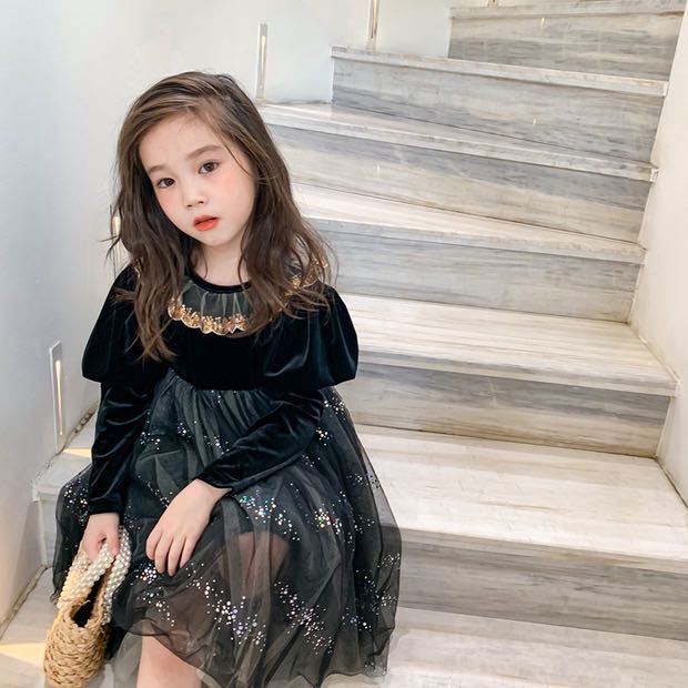 Đầm váy xòe xinh xắn cho bé váy bé gái
