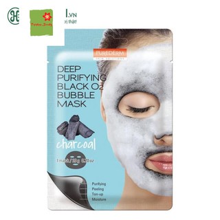 Mặt nạ sủi bọt thải độc purederm 20g