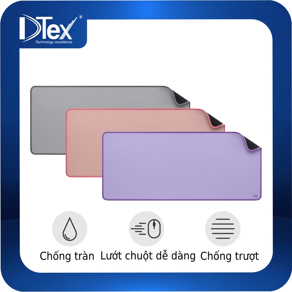 Bàn di chuột cỡ lớn Logitech Deskmat Studio Series - HÀNG CHÍNH HÃNG