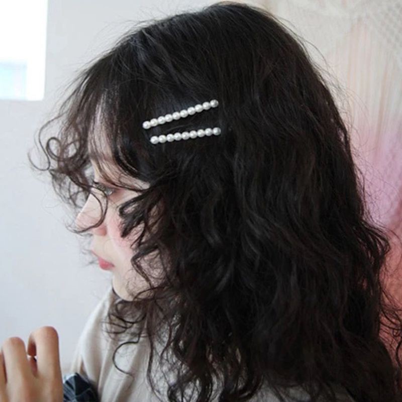 Kẹp tóc ngọc trai giản dị thời trang cho nữ