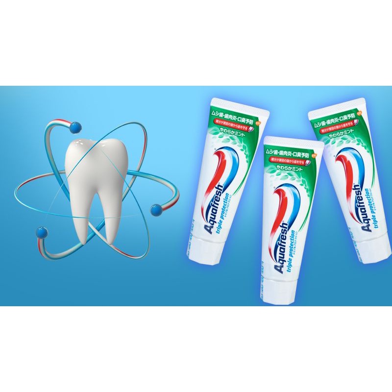 Kem Đánh Răng Aquafresh Khỏe Nướu, Răng, Thơm Miệng 160g+20g Triple Protection Toothpaste