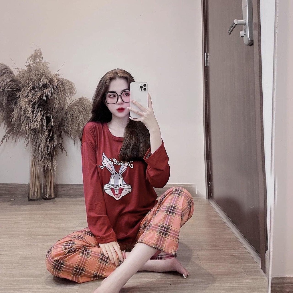 Bộ mặc nhà hình dễ thương [ảnh thật] | BigBuy360 - bigbuy360.vn