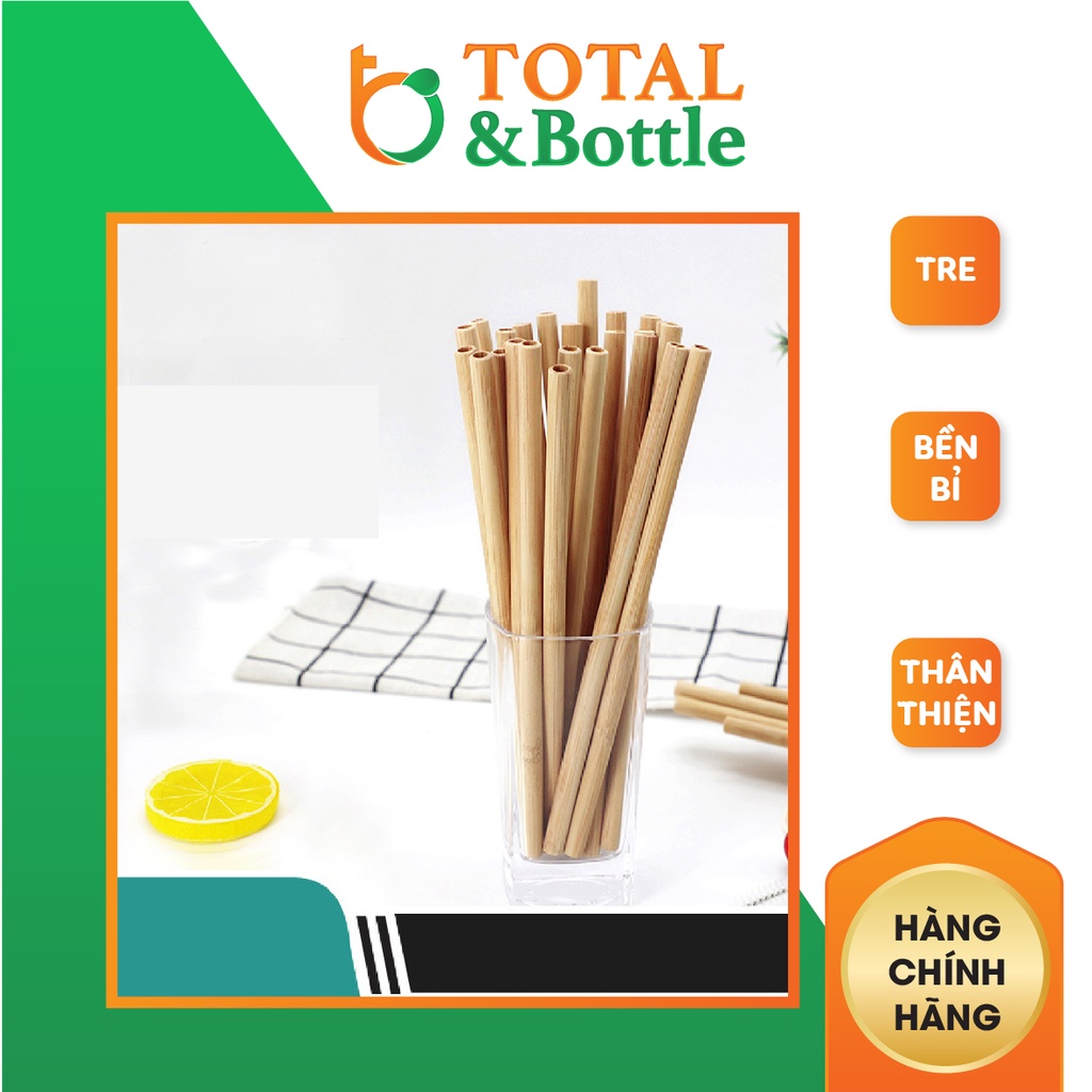 Ống hút bằng tre bảo vệ môi trường, ống hút bình nước giữ nhiệt, ống hút bình nước - Total Bottle