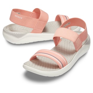 Sandal literide chun Cros siêu mềm êm cho nữ màu Hồng
