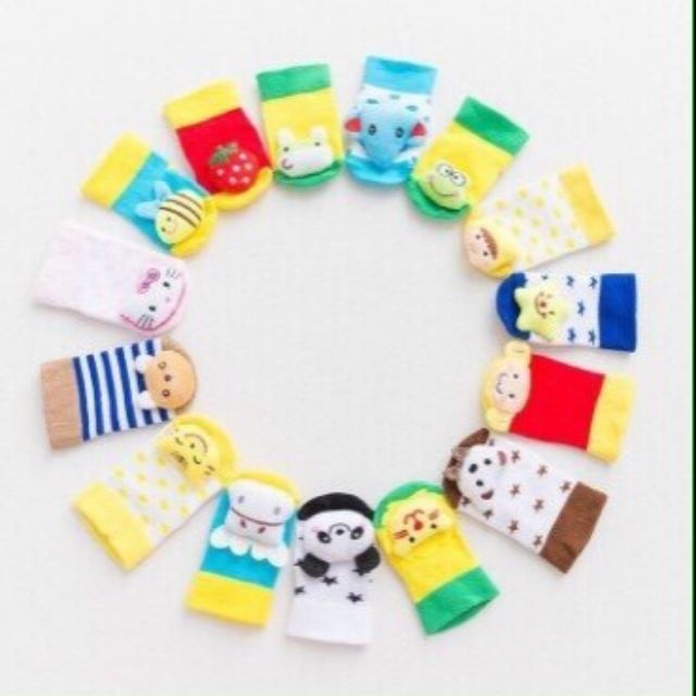 Combo 5 đôi tất 3D cho bé từ 3_12 tháng