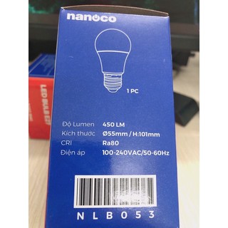  bóng led BULB 3w nanoco màu trắng