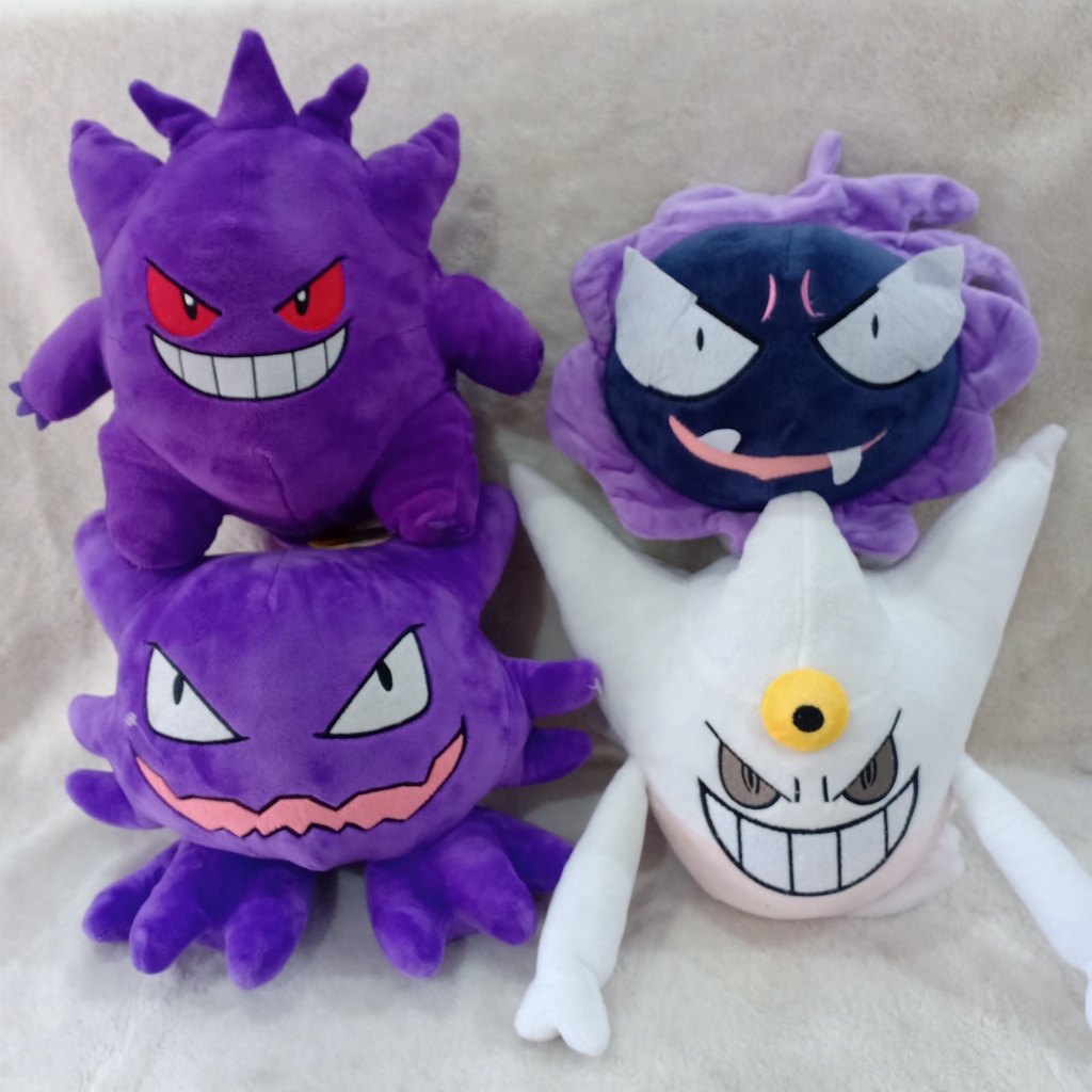 Gấu Bông Pokemon Ma tím Gengar size trung 25cm