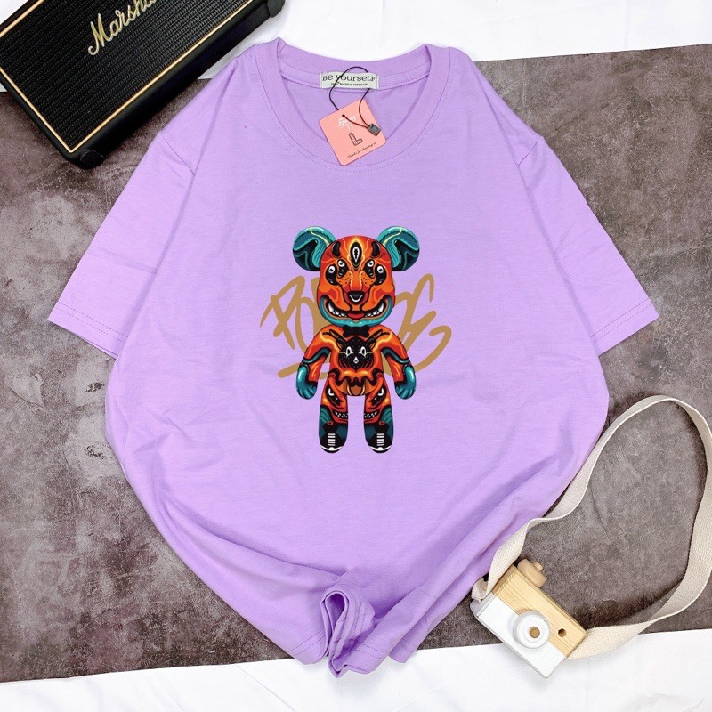 Áo Thun Tay Ngắn UNISEX MICKEY ROBOT - Hình chụp thật (Đủ size M-L-XL)