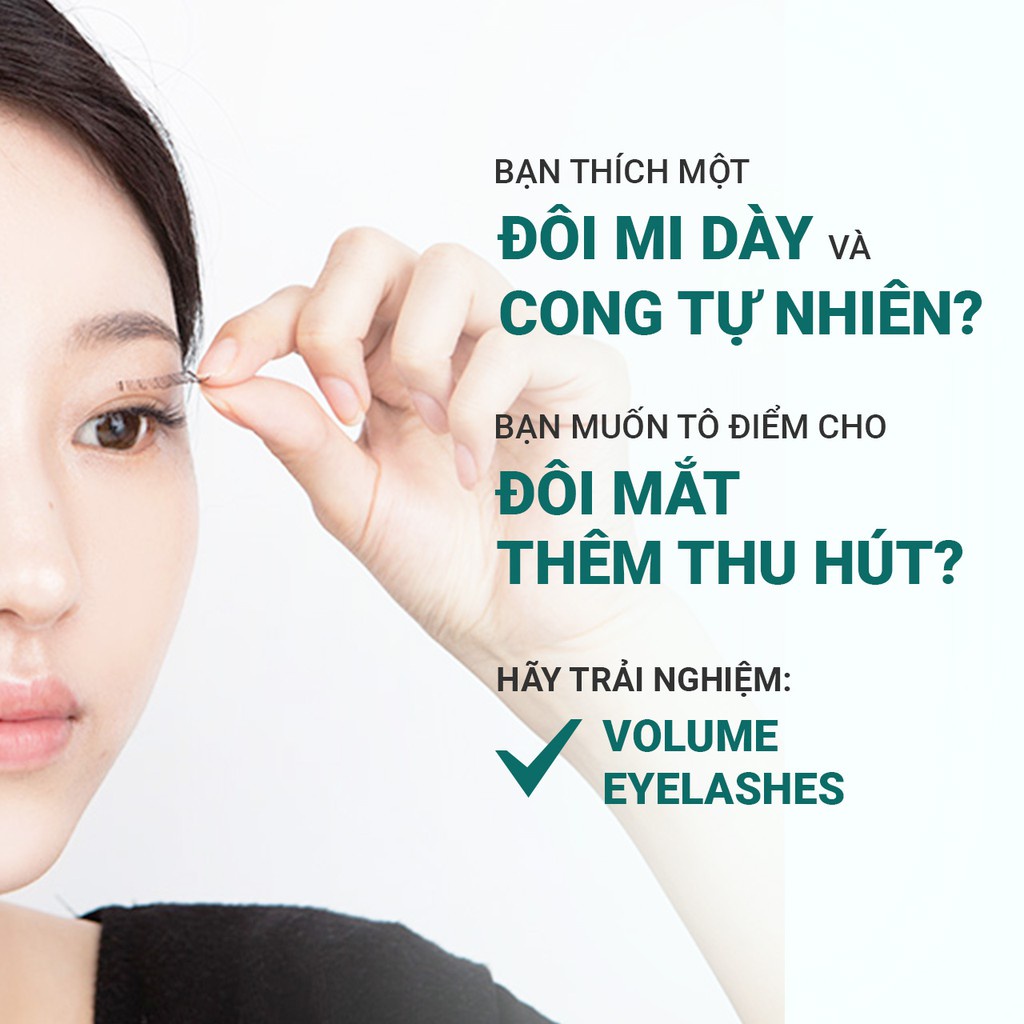 [Mã COSIF03 giảm 10% đơn 400K] Lông mi giả làm dày mi innisfree Volume Eyelashes (1 bộ)