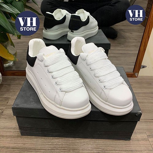 Giày MC Queen 💝Full Box Bill💝 Giày MCQ Gót Nhung Đen Tăng Chiều Cao 5cm đủ size cho nam và nữ | BigBuy360 - bigbuy360.vn