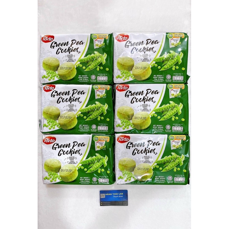 Bánh quy Torto Green Pea Cookies vị đậu xanh 144g