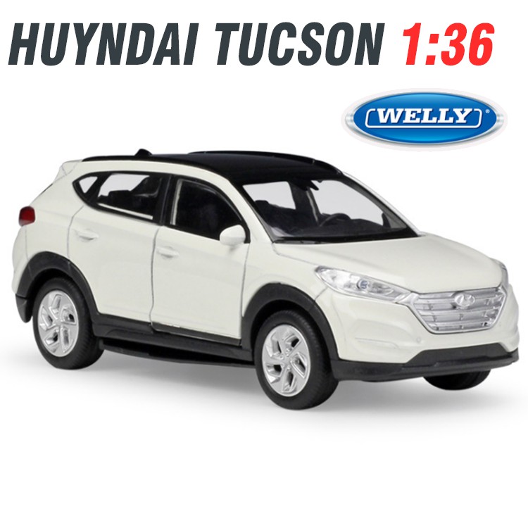 Mô hình xe ô tô tucson mini đồ chơi trẻ em bằng kim loại tỉ lệ 1:36