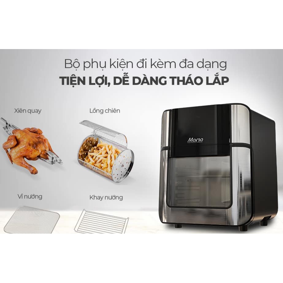 NỒI CHIÊN KHÔNG DẦU 15L SUNHOUSE MAMA SHD4088