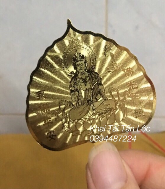 100 lá bồ đề mạ vàng TÀI LỘC