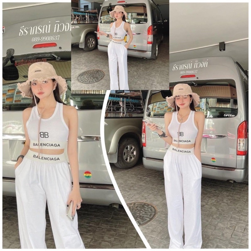 Sét 3 lỗ bagenciga quần suông