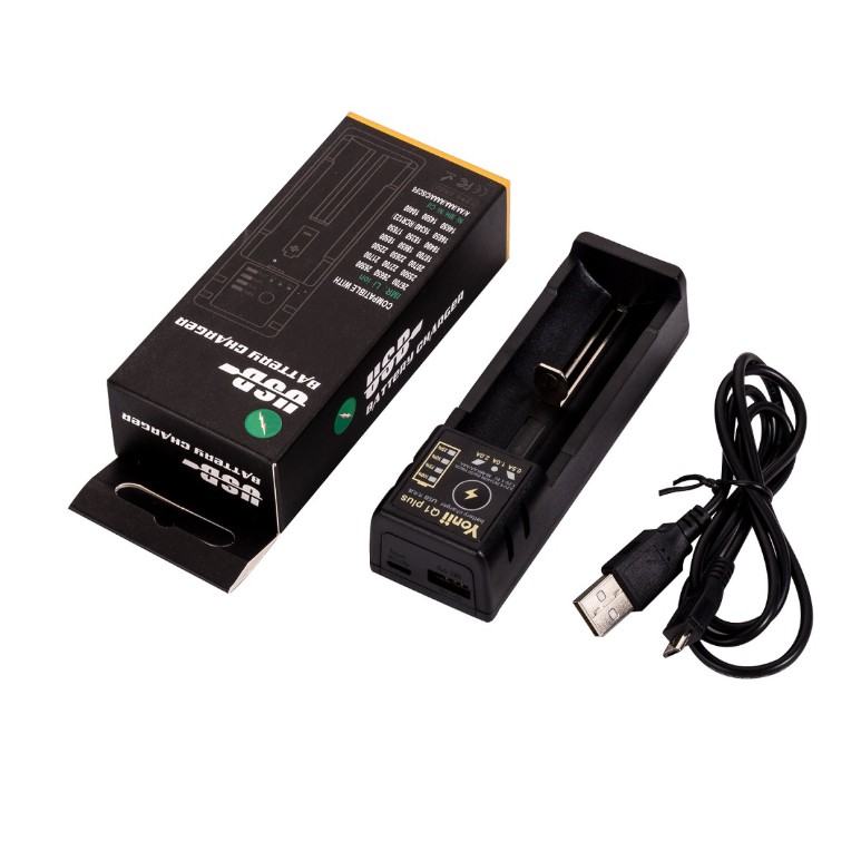 [S3] Sạc pin đa năng Yonii Q1 Plus USB 2A 3.7V 1.2V Aa aaa 14500 18650 21700 LI-ION/NI-MH/NI-CD bản nâng cấp của lii-100
