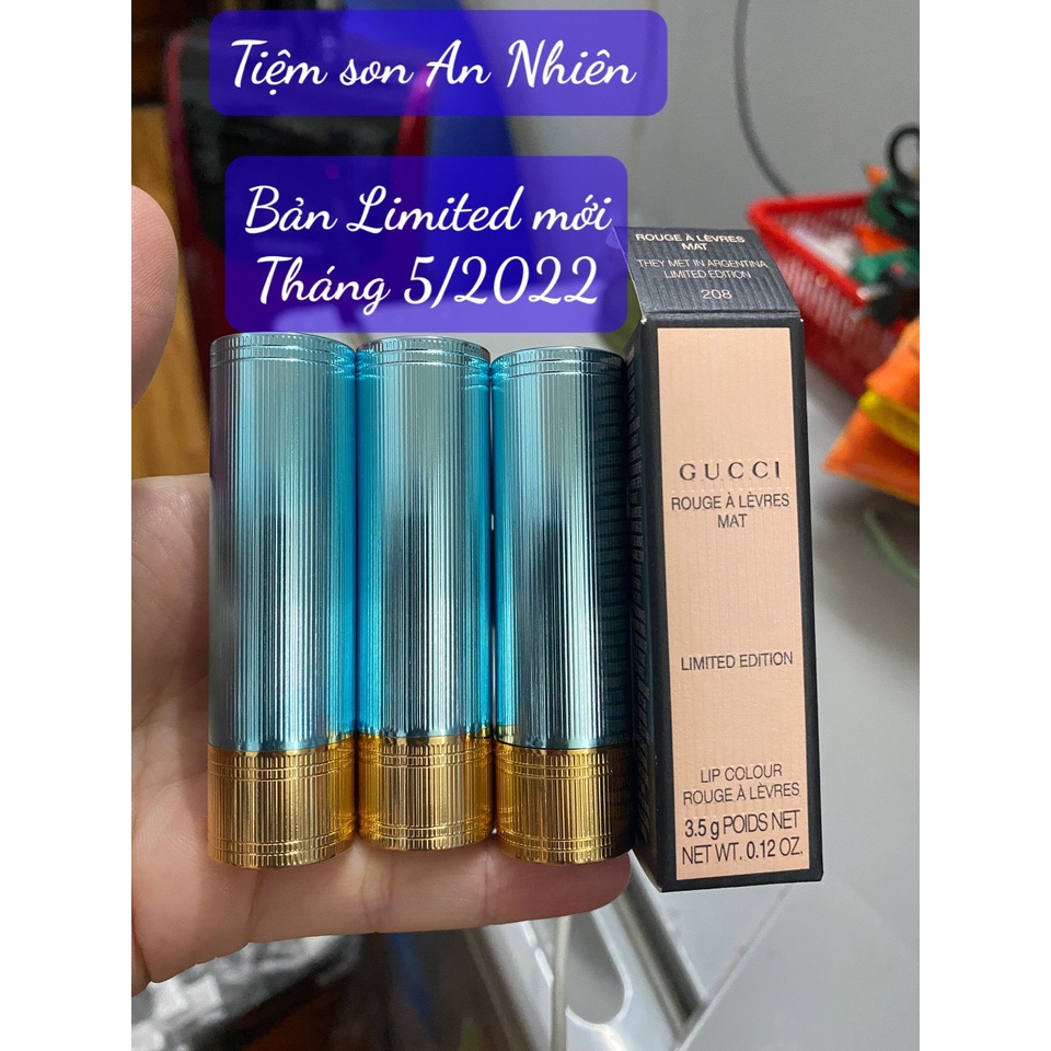 Son Kem Gucci Rouge Liquid Matte và bản Limited 519, 25, 217, Tiệm son An Nhiên