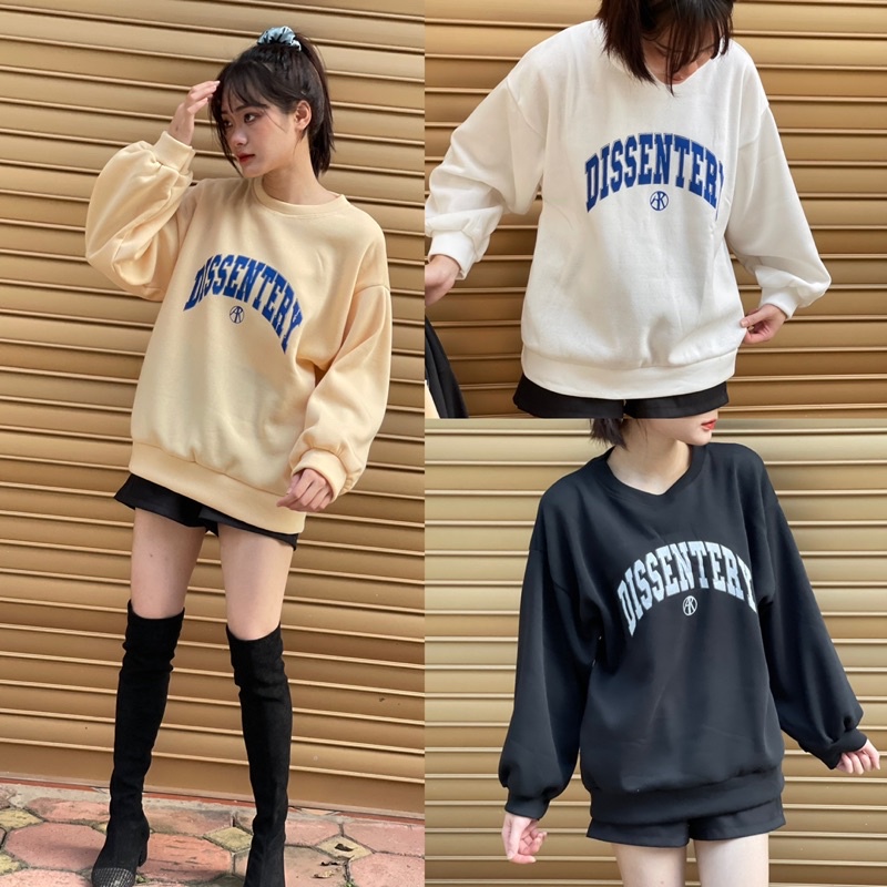  Áo Sweater Dáng Rộng In Chữ Phong Cách Hàn Quốc Năng Động Cho Nữ JUMIO | BigBuy360 - bigbuy360.vn