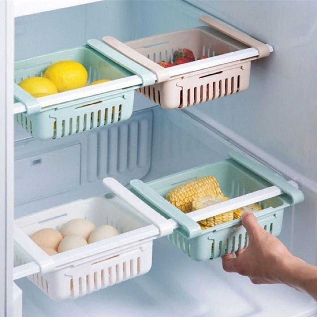 Khay Phụ Tủ Lạnh, Kệ Để Đồ Nhà Bếp Đa Năng Có Thể Tháo Rời