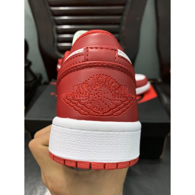 Giày thể thao và sneaker nam nữ màu đỏ trắng , jordan đỏ