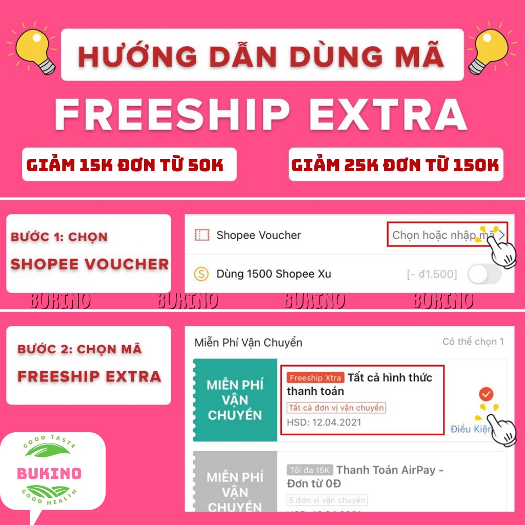 Khô gà lá chanh BUKINO, đóng hũ pet 200gr, đồ ăn vặt gà khô ngon rẻ an toàn vệ sinh Hà Nội, ship hỏa tốc