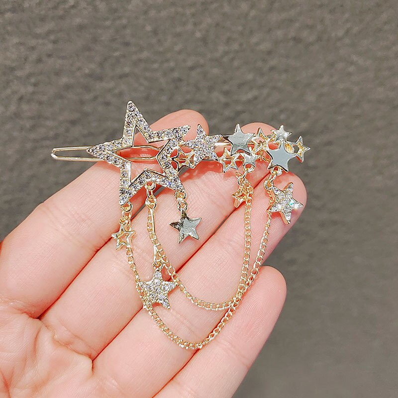 Kẹp tóc hình sao xinh xắn cho nữ