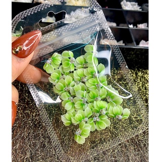 hoa bột rubi nhọn gắn móng trang trí móng