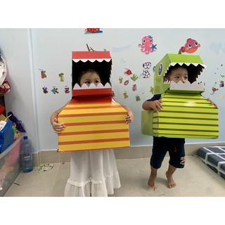 Mô hình đồ chơi khủng long bằng giấy