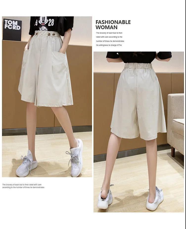 Quần Ống Rộng Lưng Cao Co Giãn Có Size Lớn 4xl Dành Cho Nữ | BigBuy360 - bigbuy360.vn