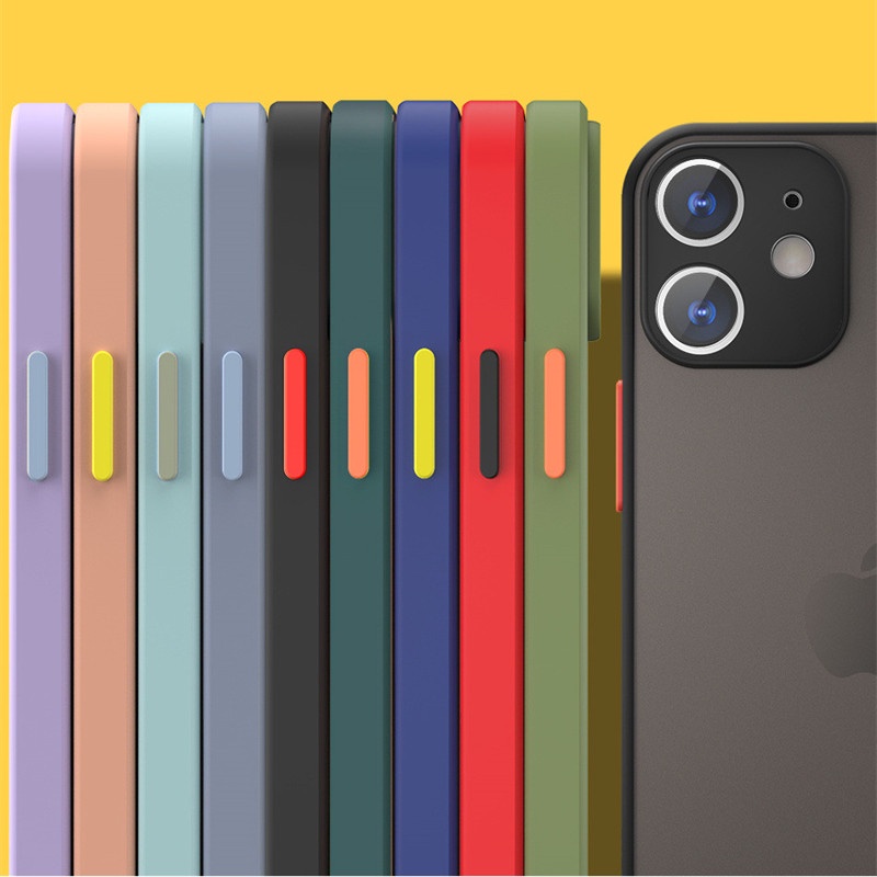 Ốp lưng IPhone Nhám-Chống Vân tay Mặt lưng 6/6s/6plus/6splus/7/8/7plus/8plus/x/xs/xs max/11/11pro max