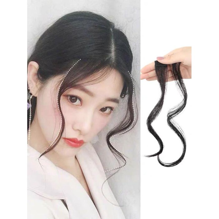 [TÓC THẬT]Tóc kẹp mái dài - Phong cách Hàn Quốc