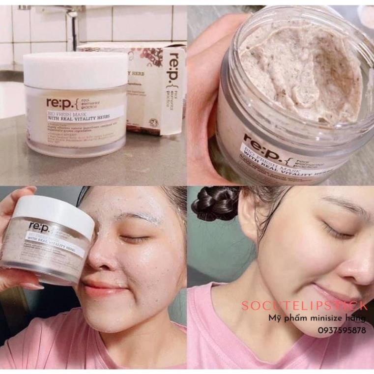 Mặt Nạ Đất Sét Hoa Hồng - Hương Thảo Re:p Bio Fresh Mask Fullsize
