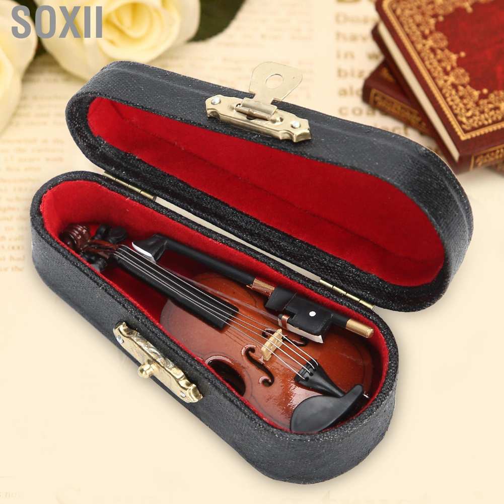 Đàn Violin Mini Kèm Giá Đỡ Trang Trí