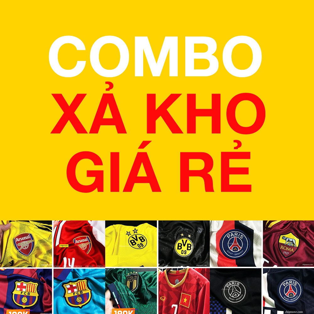 COMBO XẢ HÀNG MÙA GIẢI TRƯỚC ÁO BÓNG ĐÁ NAM BẢN PLAYER THÁI