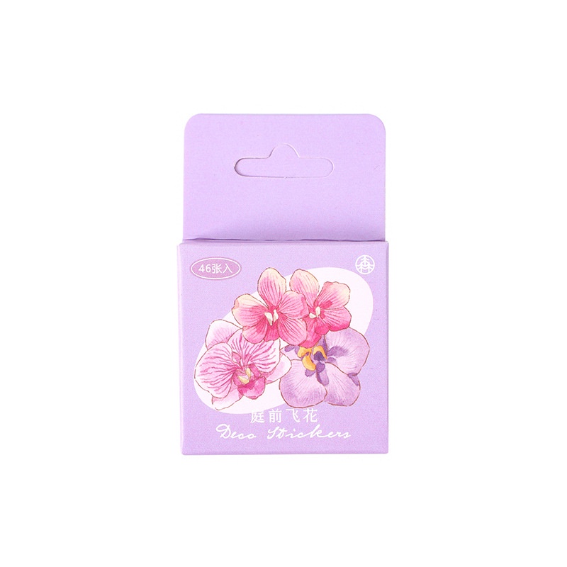 Sticker Dán Trang Trí Sổ Tay Hình Cây Cối Động Vật Nhiều Màu Sắc