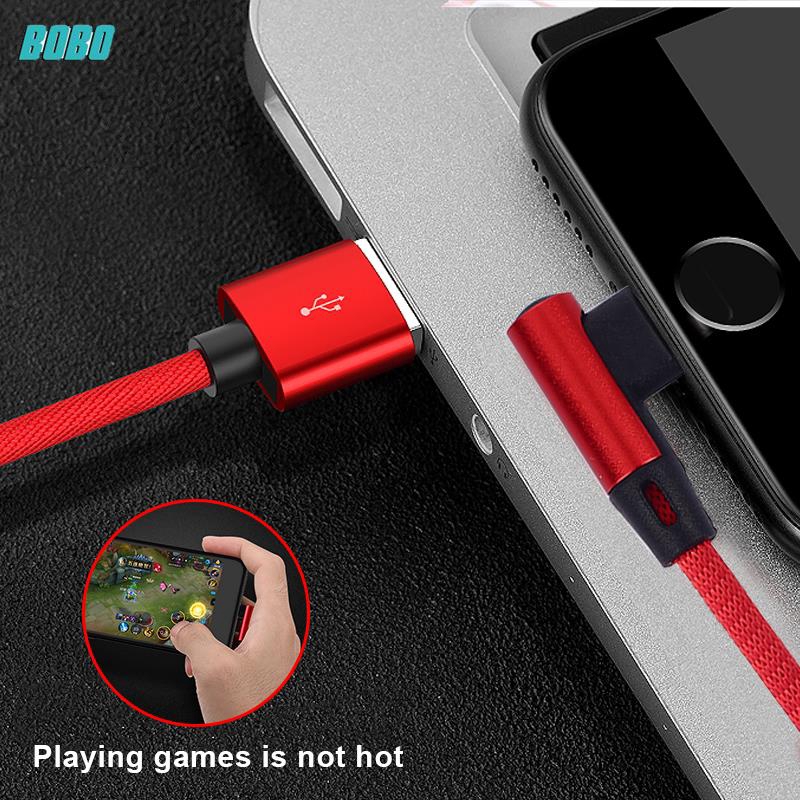 Dây Cáp Sạc Dữ Liệu Usb Sợi Nylon Cho Iphone