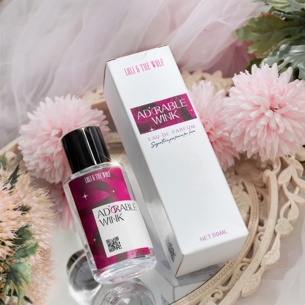 Nước hoa nữ thơm lâu chính hãng Adorable Wink Eau De Parfum chai 10ml, 50ml - LOLI & THE WOLF