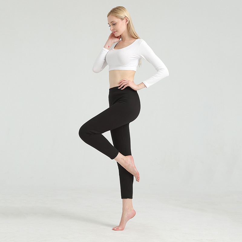 Quần legging nữ dáng dài, legging cạp cao thun ôm bó, quần tập gym yoga co giãn giữ nhiệt cao cấp siêu co giãn TF002