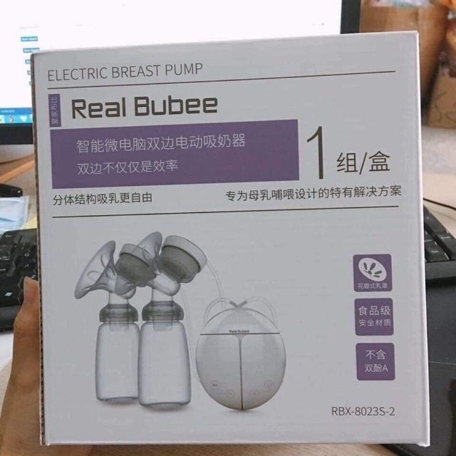 MÁY VẮT SỮA ĐIỆN ĐÔI REAL BUBEE