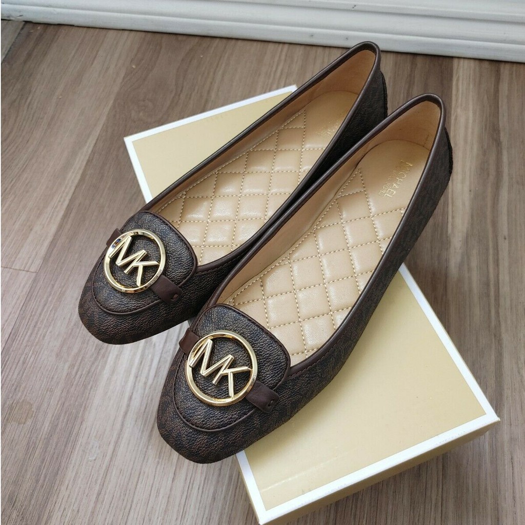 Giày Michael Kors Lillie Brown Logo