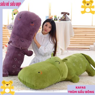 Gấu bông hà mã tím cao cấp 1M - Kafasshop