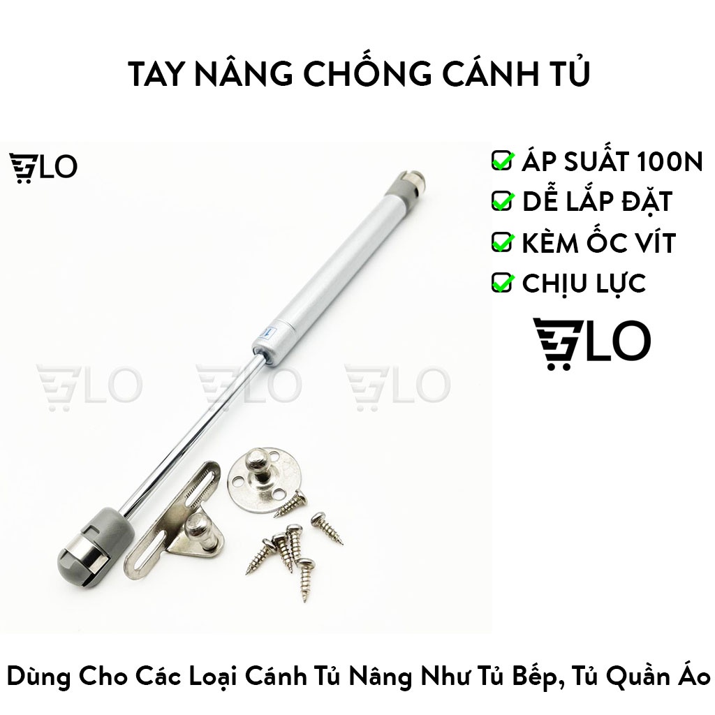 Tay Nâng Chống Cánh Tủ Loại 100N