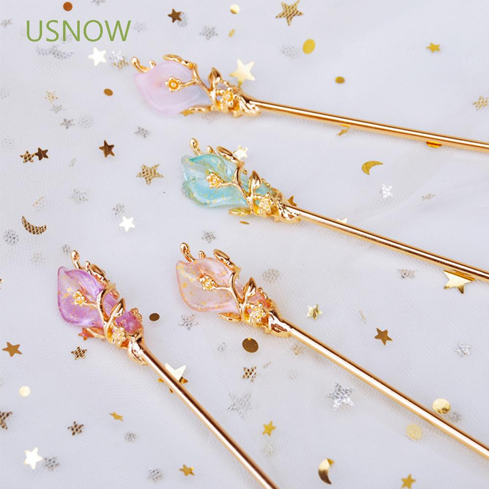 Trâm cài tóc kim loại phong cách Trung Hoa cổ điển cho nữ