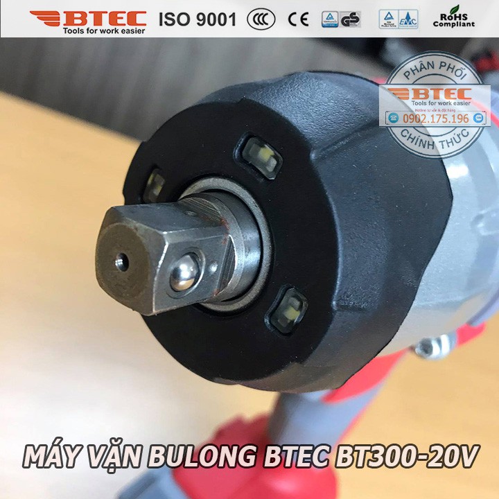 Máy vặn bu lông BTEC BT300-20V
