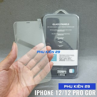 [IPhone X/ XR/ XS/11/ 12 Pro/11 Pro Max/ Mini] Kính cường lực cao cấp chống bám vân tay GOR
