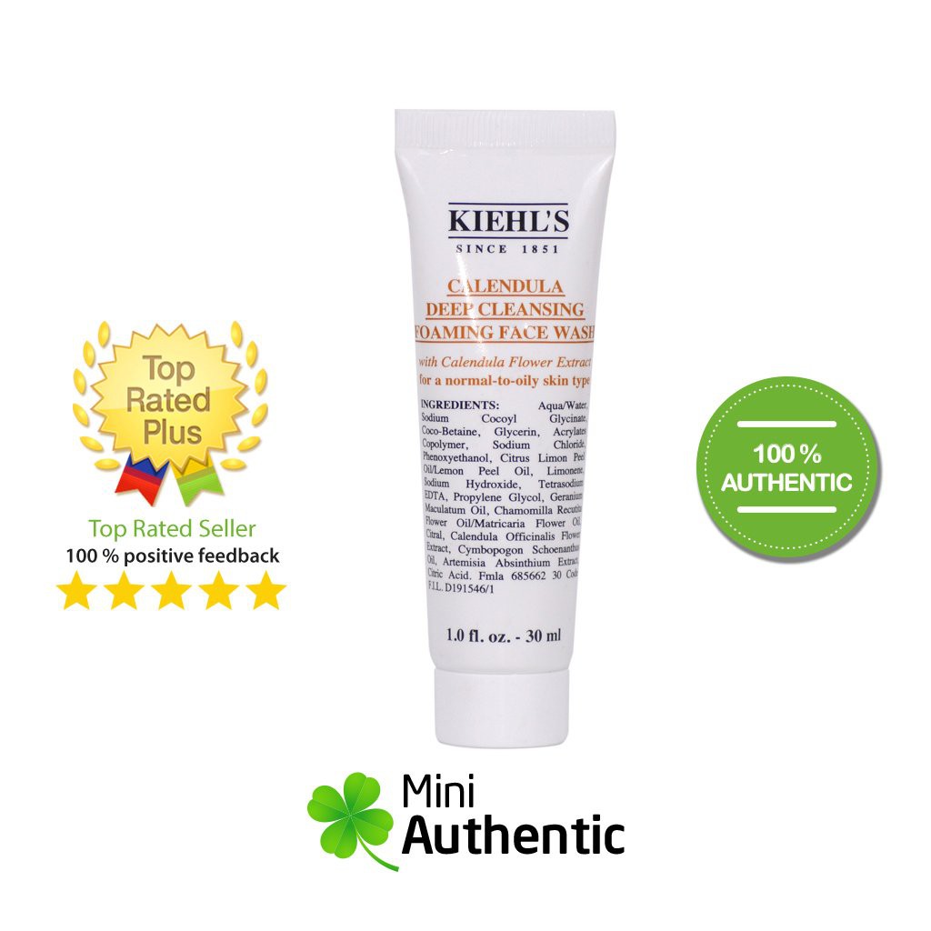 Sữa rửa mặt cúc Kiehl's Calendula Deep Cleansing 30ml